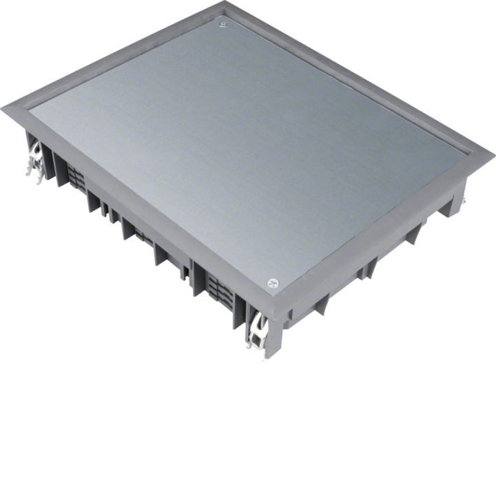 Hager VDE09057011 Inspection Cover for Floor Trunking, 5m, Grey