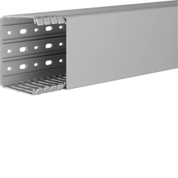 Hager BA780100 Slotted Panel Trunking BA7 80x100 mm, Grey