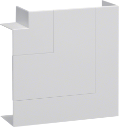 Hager BRP651705H9016 Flat Corner for Floor Box, Traffic White (RAL 9016)