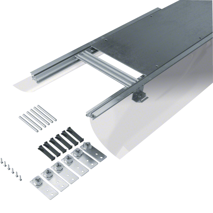 Hager BKF300105 Floor Duct with Foil 300x105-150mm Dry Care