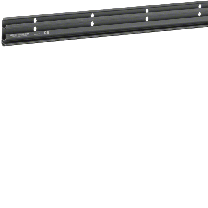 Hager SL200551 Cable Trunking Base, Black, 30% Recycled Content