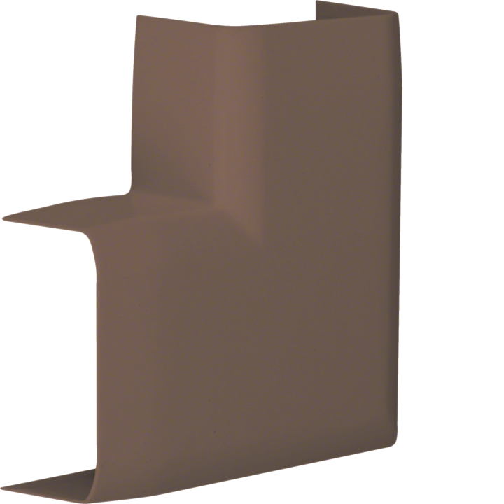 Hager ATA163058014 Flat Corner for ATEHA 16x30mm Trunking, Brown