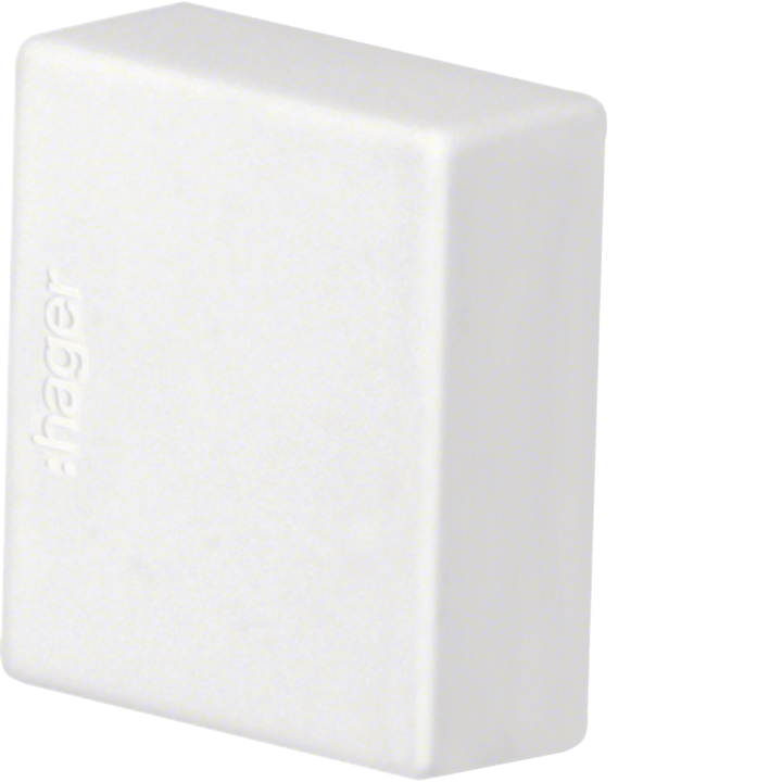 Hager LF1501569011 10x End Cap for HFR 15x15mm Mini Trunking, Traffic White
