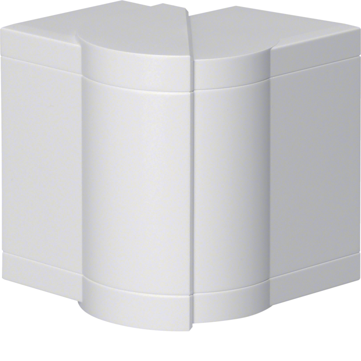 Hager BRP651003H9016 External Corner for BRP/BRAP65100 Trunking