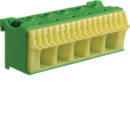 Hager KN22E Ground / PE Terminal, 22 Connections, Quick Connector