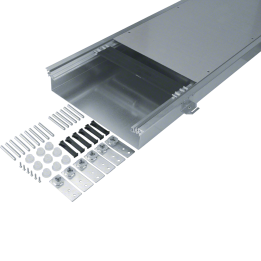 Hager BKW400070 Floor Duct with Trough 400x70-110 mm