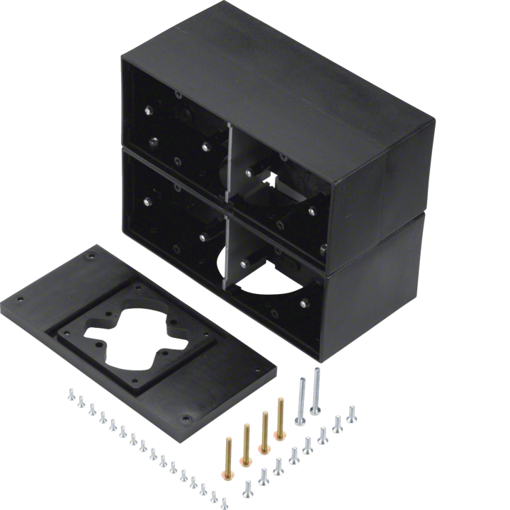 Hager GBZ89005 Pedestal Box 8 Installation Fields DB