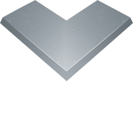 Hager AKBA2500401V Blind Lid External Corner for AK 250x40