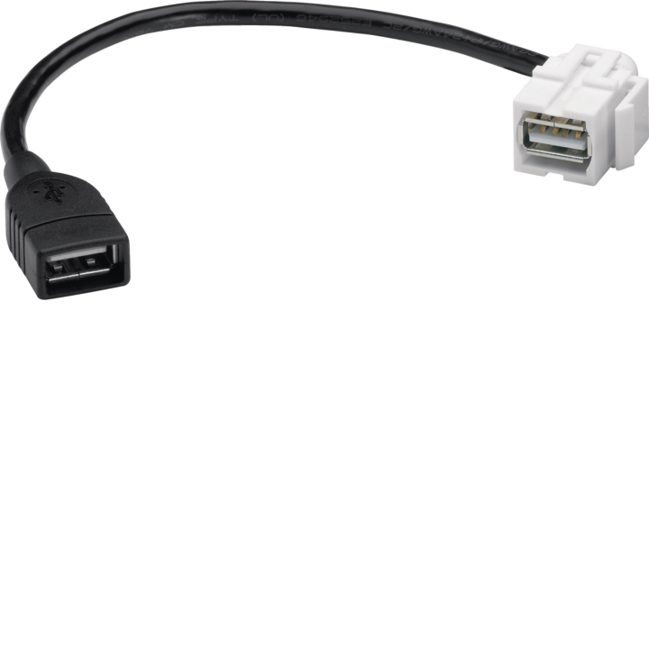 Hager GMKUSB2A USB Type-A Keystone Module Insert