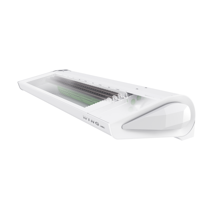 Air curtain electric heater 100cm EC WING II RAL9016 VTS CLZ317