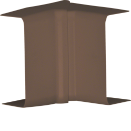 Hager ATA205048014 Internal Corner for ATEHA Trunking, 20x50 mm, Brown
