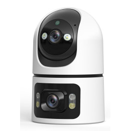 Умная комнатная камера DOUBLE Immax NEO LITE, 355° 90° P/T, Wi-Fi, 4 МП