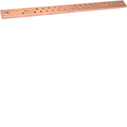 Hager UE31D6 Universal Busbar 30x10x430mm