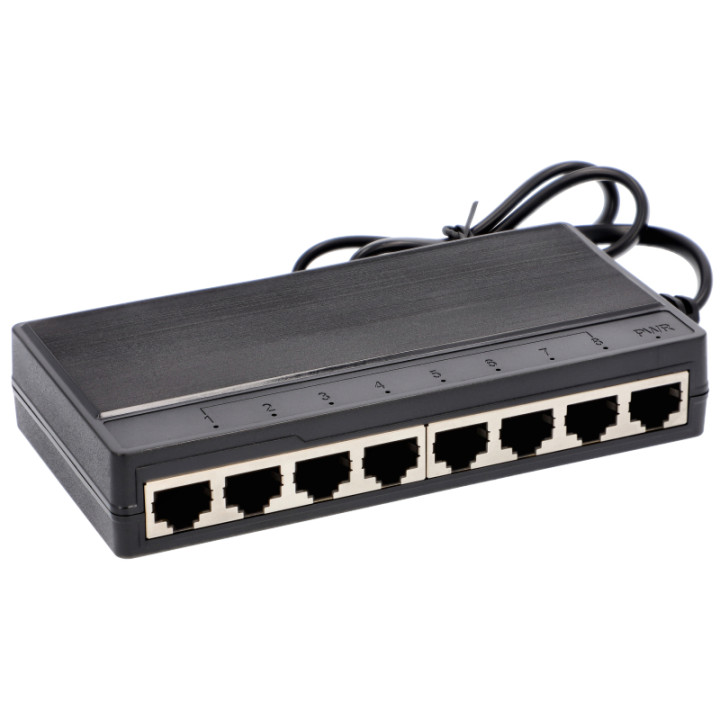 VidiLine VIDI-G800 8-Port Gigabit PoE Switch