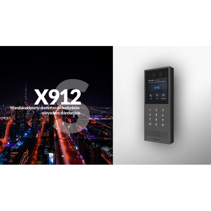 Akuvox X912S Premium Multi-Family Surface-Mount Outdoor Panel