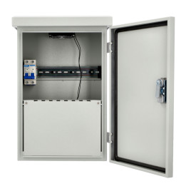 VidiLine VIDI-ZW-BOX Outdoor Metal Enclosure IP55 with DIN Rail