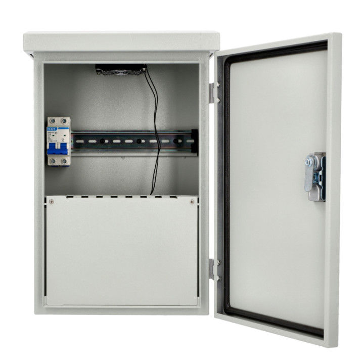 VidiLine VIDI-ZW-BOX Outdoor Metal Enclosure IP55 with DIN Rail