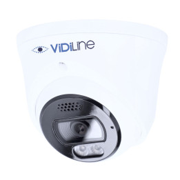 VidiLine VIDI-IPC-38D-E/M IP Dome Camera 8MP 2.8mm Dual Light