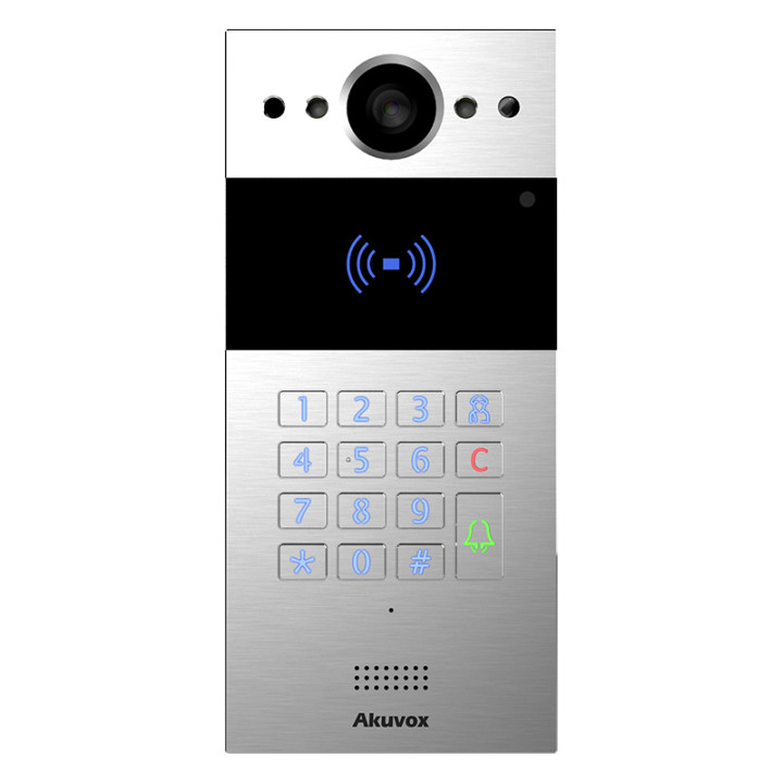 Akuvox R20K-2 Outdoor Intercom, 2-Wire, Surface-Mounted