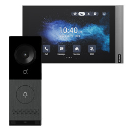 Akuvox X910S + S563W Video Doorbell Kit: Outdoor Panel X910S & Indoor Monitor S563W Android PoE Wi-Fi