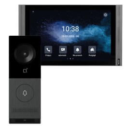Akuvox X910S + S567G Video Doorbell Kit, Outdoor Panel with 5MP Camera, 10" Android Monitor PoE Wi-Fi