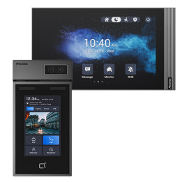 Akuvox S535 Outdoor Panel + S563W Monitor Video Doorbell Kit Wi-Fi Android PoE