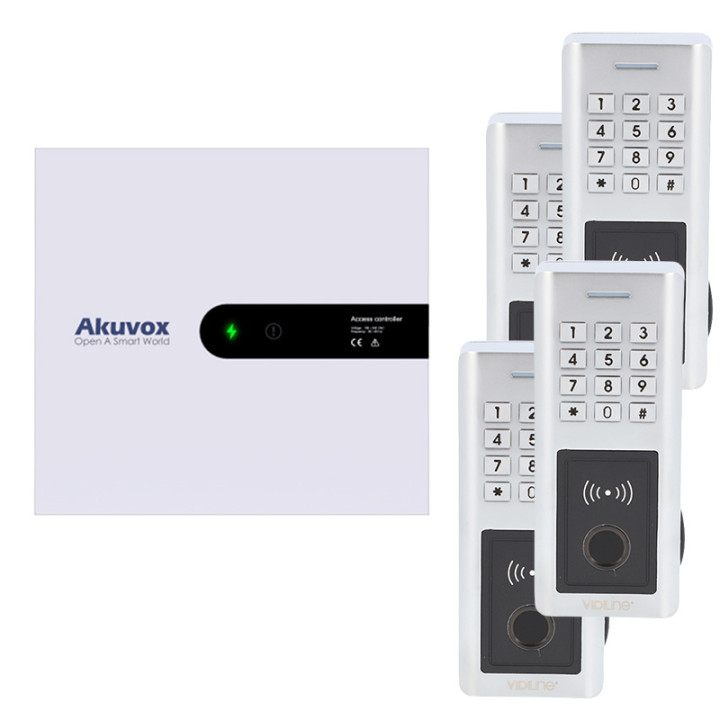 Akuvox A094 Access Control Controller for 4 Readers and 4 Relay Outputs, Wiegand Interface