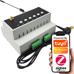 Contrôleur de relais ZigBee à 6 canaux Tuya 5906203622955