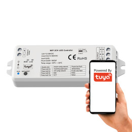 Tuya SD série WiFi + RF LED de contrôle MONO CCT 2x5A 12-36V 5906203621750