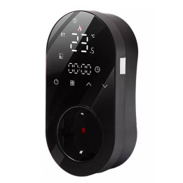 Prise de thermostat WiFi intelligente Tuya 16A noir