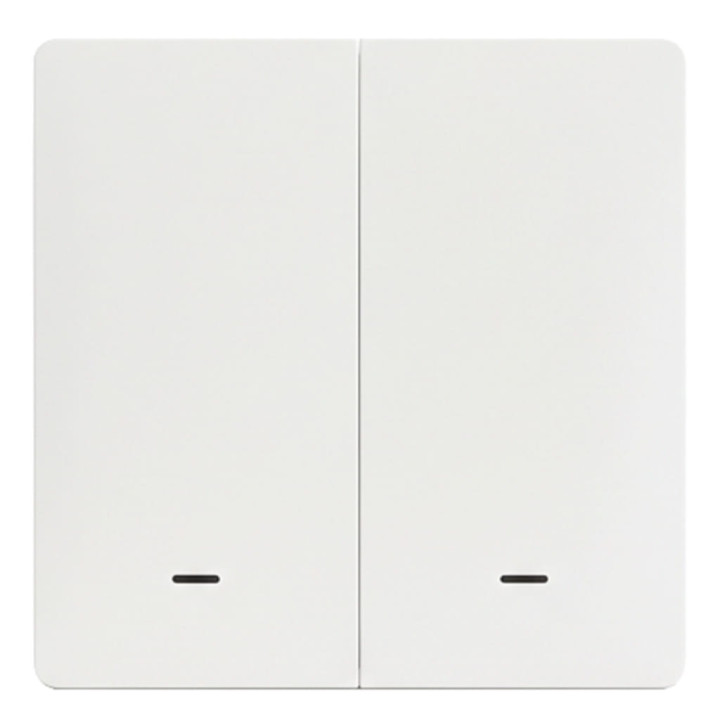 PSMART PX Series 2-Zone Wall-Mounted RF Remote Switch 2.4GHz Battery Powered PDL122