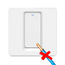 Interrupteur mural intelligent à 1 groupe Tuya KT série (aucun neutre requis) ZigBee