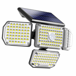 Immax CLOVER 08481L Outdoor Solar LED Wall Light with PIR Sensor, 5W