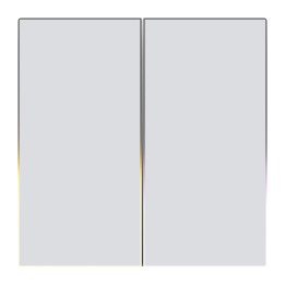 AVATTO ZTS60-EU-W2 ZigBee Touch Light Switch Dual TUYA White