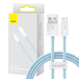 Baseus Dynamic USB to Lightning Cable, 2.4A, 1m (Blue) CALD000403