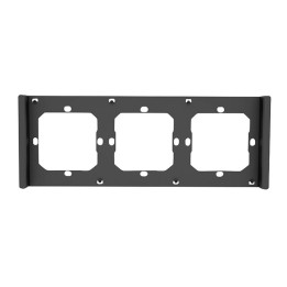SONOFF M5-3C-80-F Cadre d'interrupteur 3 gangs graphite/noir