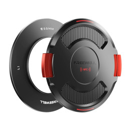 Freewell FW-L1-BL55 Anillo base de 55 mm con tapa NFC para sistema VND de bloqueo real