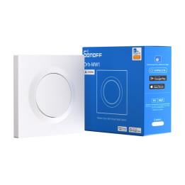 Sonoff Fusion Orb-MW1 (MINIR4M-E) Interrupteur mural intelligent Matter over Wi-Fi, 2 gangs, blanc
