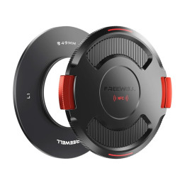 Freewell FW-L1-BL49 Anillo base de 49 mm con tapa NFC para VND de bloqueo real