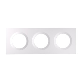 Sonoff EF3G Cadre d'interrupteur mural intelligent à 3 boutons pour ERBS, E1GS, E1GSL – Blanc, compatible avec eWelink et Shelly