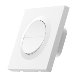 SONOFF Orb-MW2 2-Gang Matter over Wi-Fi Smart Switch – commutateur double canal, Wi-Fi, Matter, blanc (MINI-2GS-E)