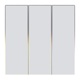 Avatto TS60-EU-W3 Smart Light Switch, 3-Gang, Wi-Fi, White