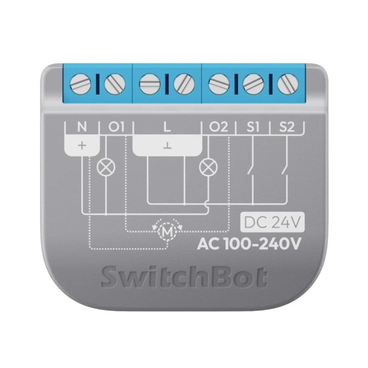 SwitchBot Relay Switch 2PM W5502320 Smart Two-Channel Relay