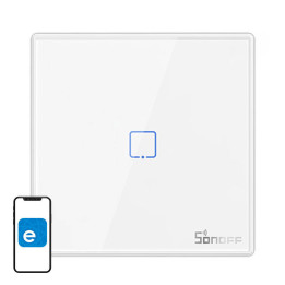 Sonoff T2EU1C Interrupteur mural intelligent sans fil 433 MHz (1 canal)