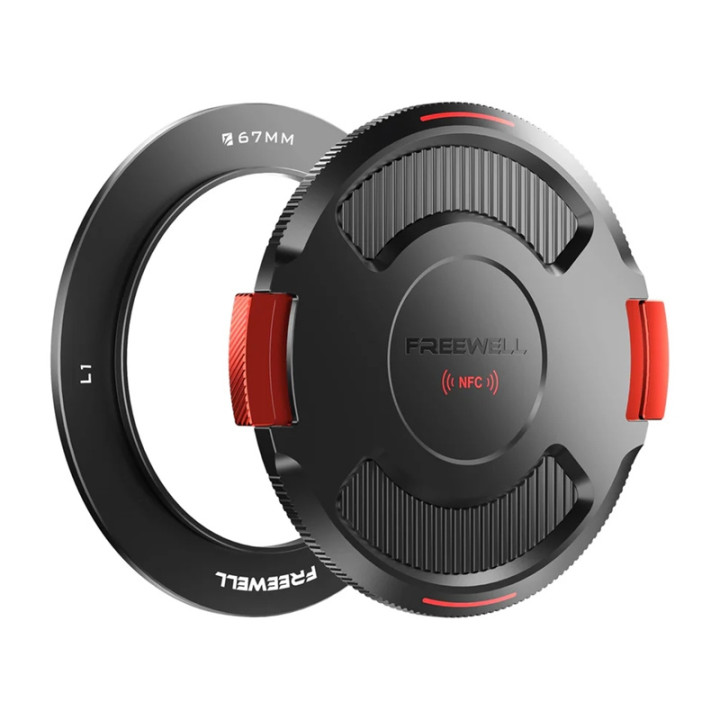Freewell FW-L1-BL67 Anillo base de 67 mm con tapa NFC para sistema VND de bloqueo real