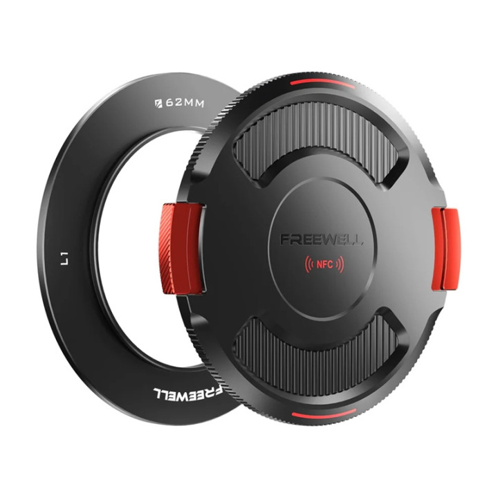 Freewell FW-L1-BL62 Anillo base de 62 mm con tapa NFC para sistema VND de bloqueo real