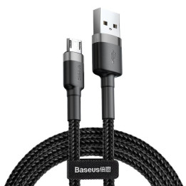 Baseus Cafule Micro USB Cable 2.4A 1m Gray+Black CAMKLF-BG1