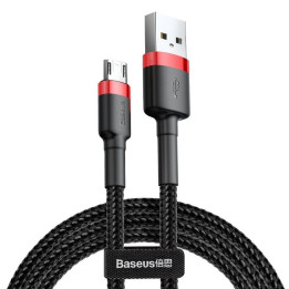 Baseus Cafule Micro USB Cable 1.5A 2m (Red+Black) CAMKLF-C91