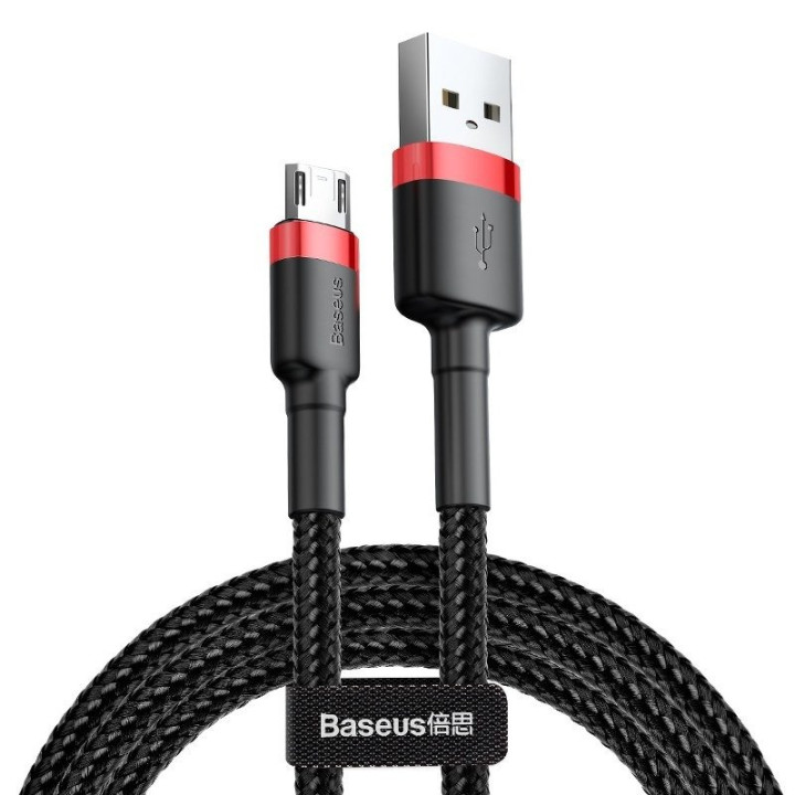 Baseus Cafule Micro USB Cable 1.5A 2m (Red+Black) CAMKLF-C91
