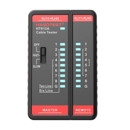 Habotest HT812A Network Cable Tester RJ45/RJ11